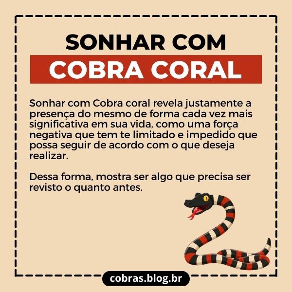▷ Sonhar Com Cobra Colorida (12 Significados) 